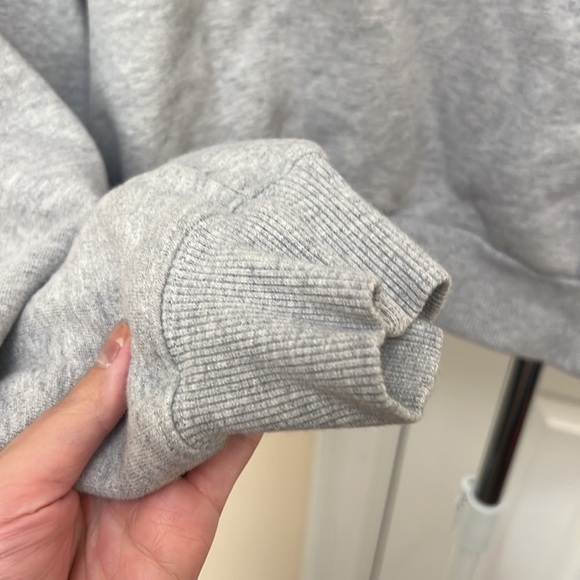 Aritzia TNA Grey Half Zip - Picture 6 of 10